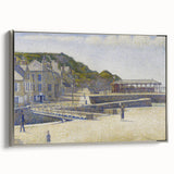 Port-en-Bessin by Seurat: Coastal Pointillist Impressionist Wall Art Print