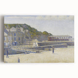 Port-en-Bessin by Seurat: Coastal Pointillist Impressionist Wall Art Print