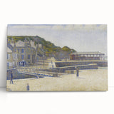 Port-en-Bessin by Seurat: Coastal Pointillist Impressionist Wall Art Print