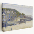 Port-en-Bessin by Seurat: Coastal Pointillist Impressionist Wall Art Print