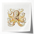 Vintage Octopus Illustration - Modern Wall Art with Marine Life Charm