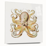 Vintage Octopus Illustration - Modern Wall Art with Marine Life Charm