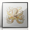 Vintage Octopus Illustration - Modern Wall Art with Marine Life Charm