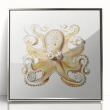 Vintage Octopus Illustration - Modern Wall Art with Marine Life Charm