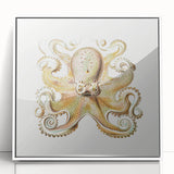 Vintage Octopus Illustration - Modern Wall Art with Marine Life Charm