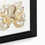 Vintage Octopus Illustration - Modern Wall Art with Marine Life Charm