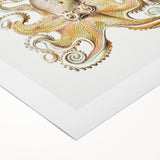 Vintage Octopus Illustration - Modern Wall Art with Marine Life Charm