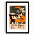 Gorillaz Retro Wall Art – Vintage Prints for Alternative Music Fans