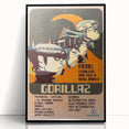 Gorillaz Retro Wall Art – Vintage Prints for Alternative Music Fans