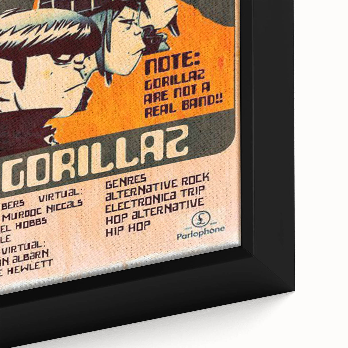 Gorillaz Retro Wall Art – Vintage Prints for Alternative Music Fans