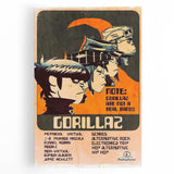 Gorillaz Retro Wall Art – Vintage Prints for Alternative Music Fans