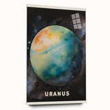 Classroom Educational Posters - Uranus Planet Space Art Print
