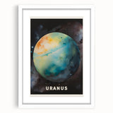 Classroom Educational Posters - Uranus Planet Space Art Print