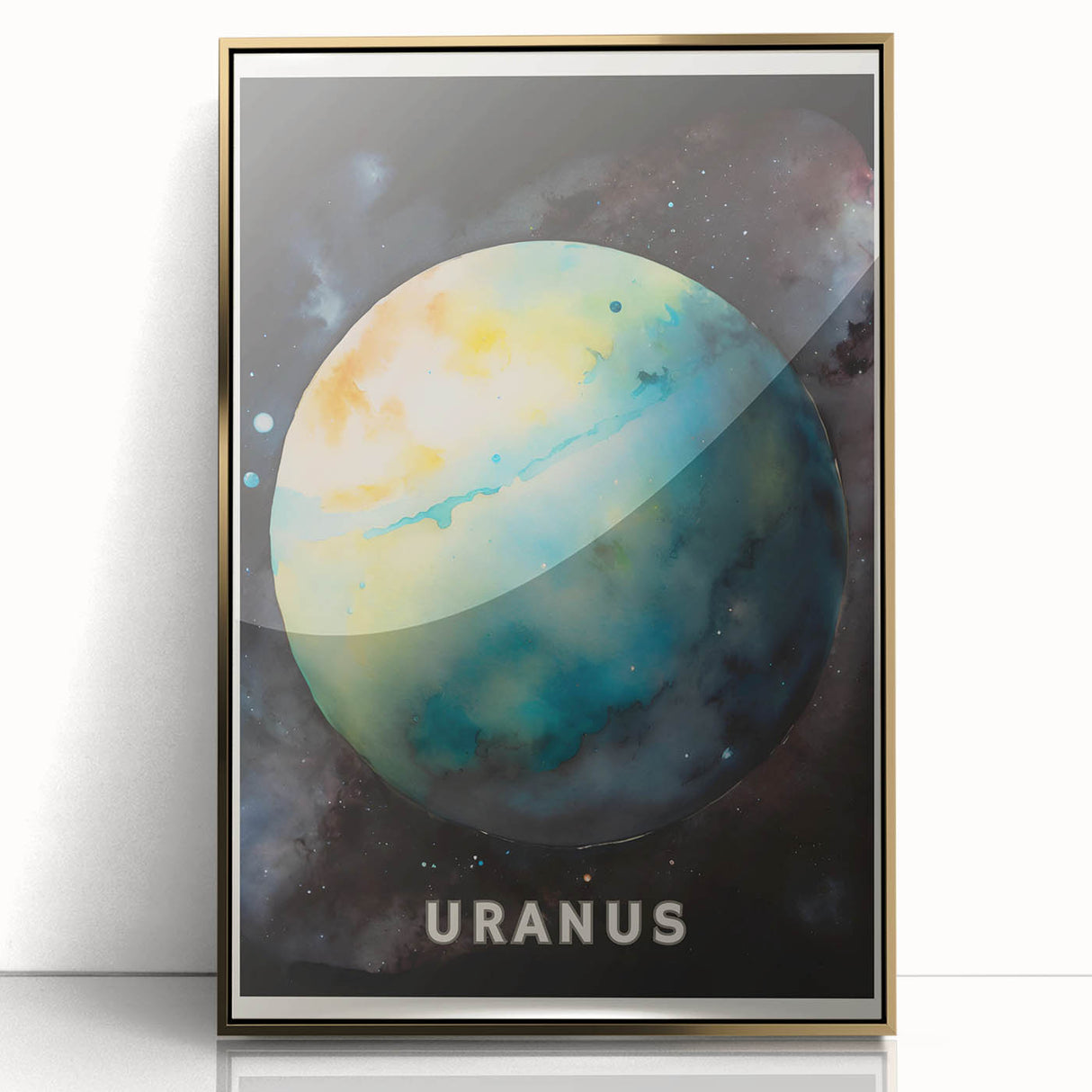 Classroom Educational Posters - Uranus Planet Space Art Print