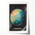 Classroom Educational Posters - Uranus Planet Space Art Print