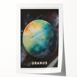 Classroom Educational Posters - Uranus Planet Space Art Print