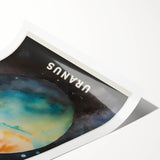 Classroom Educational Posters - Uranus Planet Space Art Print