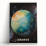Classroom Educational Posters - Uranus Planet Space Art Print