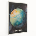 Classroom Educational Posters - Uranus Planet Space Art Print