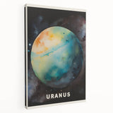 Classroom Educational Posters - Uranus Planet Space Art Print
