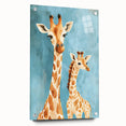 Adorable Giraffe Nursery Wall Art - Kids Room Prints & Decor