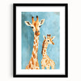 Adorable Giraffe Nursery Wall Art - Kids Room Prints & Decor