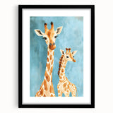 Adorable Giraffe Nursery Wall Art - Kids Room Prints & Decor