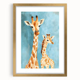 Adorable Giraffe Nursery Wall Art - Kids Room Prints & Decor