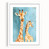 Adorable Giraffe Nursery Wall Art - Kids Room Prints & Decor