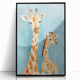 Adorable Giraffe Nursery Wall Art - Kids Room Prints & Decor