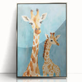 Adorable Giraffe Nursery Wall Art - Kids Room Prints & Decor