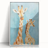 Adorable Giraffe Nursery Wall Art - Kids Room Prints & Decor