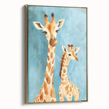 Adorable Giraffe Nursery Wall Art - Kids Room Prints & Decor