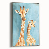 Adorable Giraffe Nursery Wall Art - Kids Room Prints & Decor