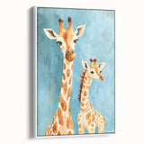 Adorable Giraffe Nursery Wall Art - Kids Room Prints & Decor