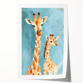 Adorable Giraffe Nursery Wall Art - Kids Room Prints & Decor