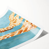 Adorable Giraffe Nursery Wall Art - Kids Room Prints & Decor