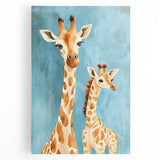 Adorable Giraffe Nursery Wall Art - Kids Room Prints & Decor
