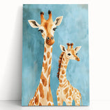 Adorable Giraffe Nursery Wall Art - Kids Room Prints & Decor