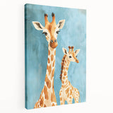 Adorable Giraffe Nursery Wall Art - Kids Room Prints & Decor