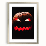 Textured art featuring abstract fall colors in muted orange and brown on a framed silver canvas, ideal for bedroom decor.