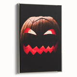 Framed canvas featuring a vintage landscape art painting of a colorful autumn scene, ideal for living room decor.