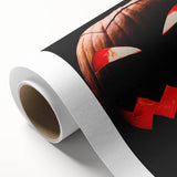 Art deco poster featuring a serene autumn landscape on rolled canvas, ideal for nursery wall art.