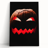 Large black and white abstract art on stretched canvas depicting falling leaves, ideal for kitchen wall art.