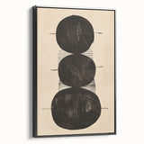 Framed Dining Room Prints – Black & Beige Minimalist Wall Art