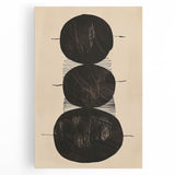 Framed Dining Room Prints – Black & Beige Minimalist Wall Art