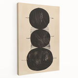 Framed Dining Room Prints – Black & Beige Minimalist Wall Art