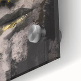 Close-up of a vibrant abstract figurative acrylic artwork featuring bold colors and dynamic shapes, ideal for modern interior decor and art enthusiasts. This piece adds a contemporary flair to any room, showcasing intricate details and textures.