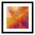 Colorful Abstract Wall Art – Yellow, Orange, and Violet Light Flow