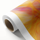 Colorful Abstract Wall Art – Yellow, Orange, and Violet Light Flow